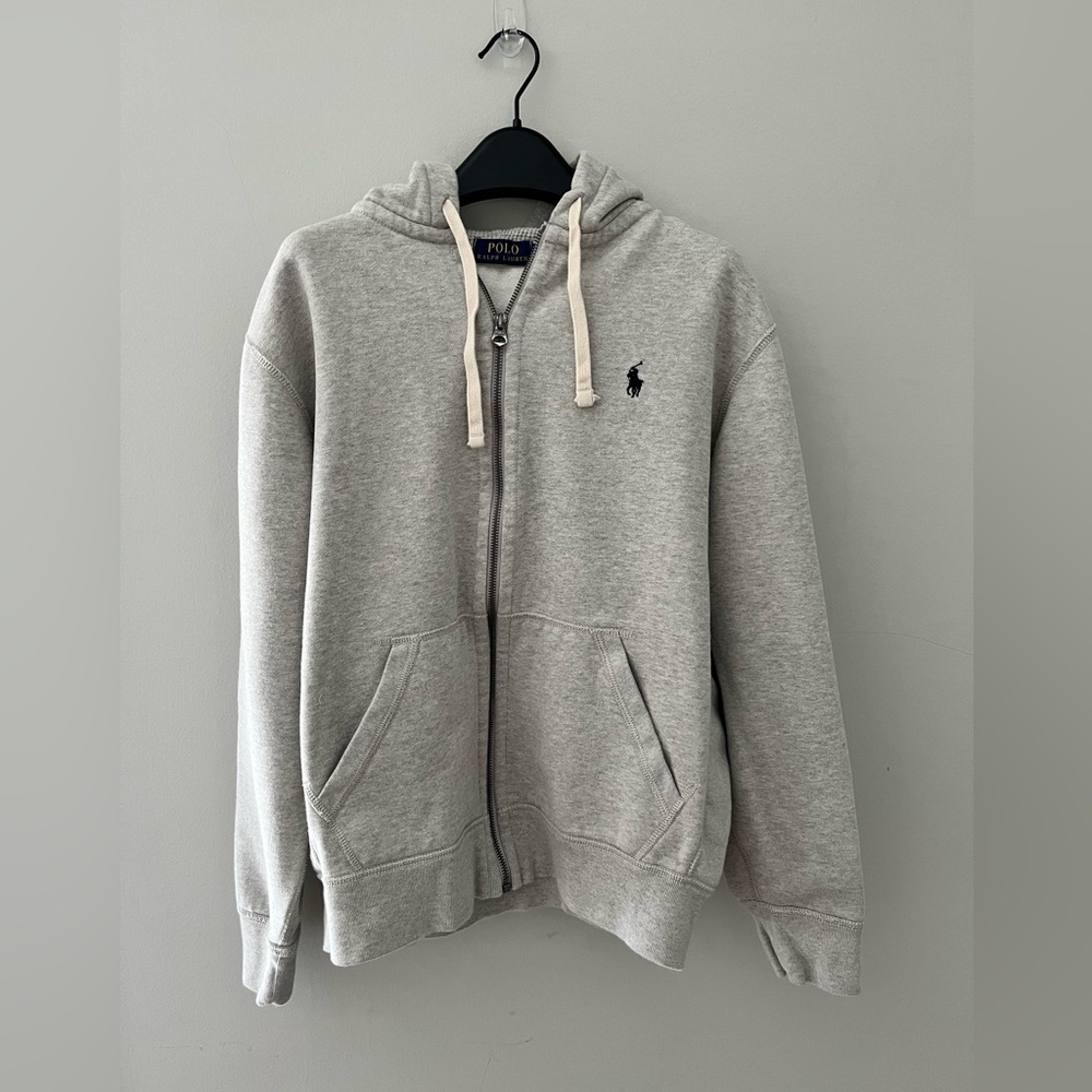 Ralph Lauren Gray Zip Up Sweater